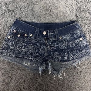 True religion shorts
